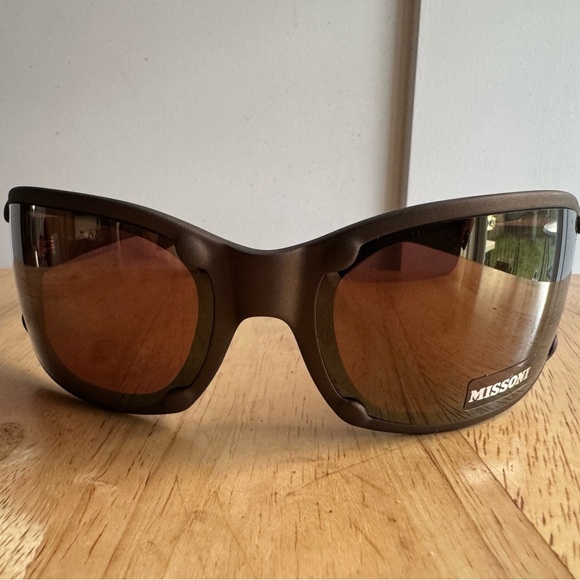 NWOT Missoni Dark Brown Sunglasses MI52804 - Picture 3 of 10